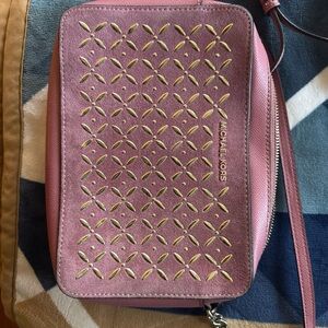 Michael Kors Rose Gold Crossbody Bag